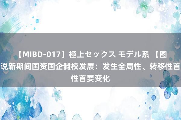 【MIBD-017】極上セックス モデル系 【图解】数说新期间国资国企雠校发展：发生全局性、转移性首要变化